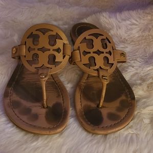 Tory Burch Miller Leather Sandals size 9